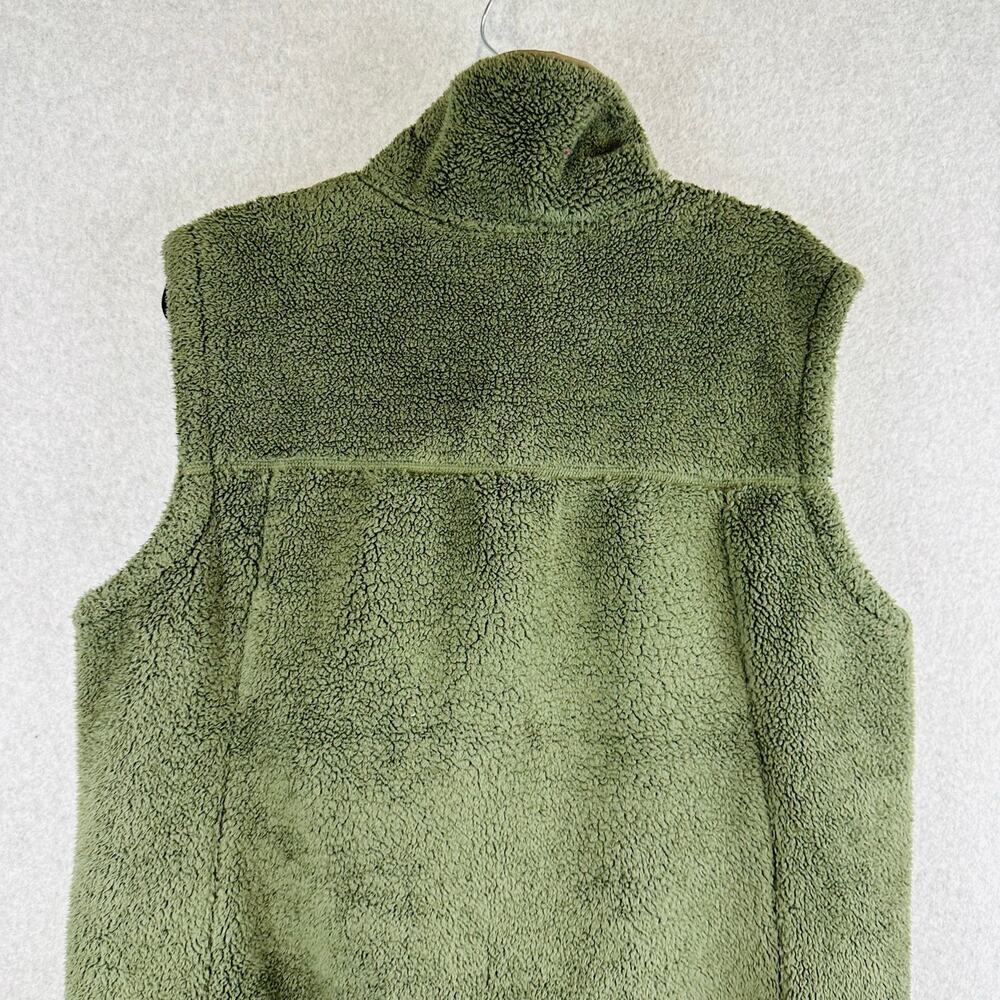 The North Face Womans Sz XXL Vest Campshire Fleece Green Sleeveless Sherpa - Picture 9 of 11
